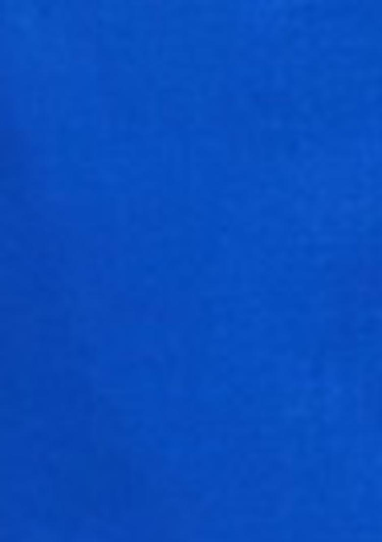 Royal Blue Solid Cotton Kurta Set For Men